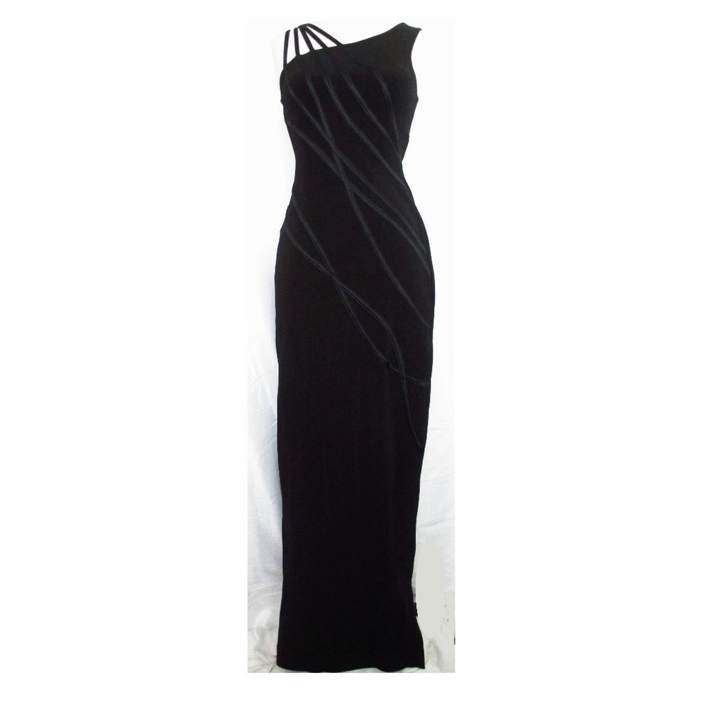 TADASHI SHOJI VINTAGE FULL LENGTH EVENING DRESS XS